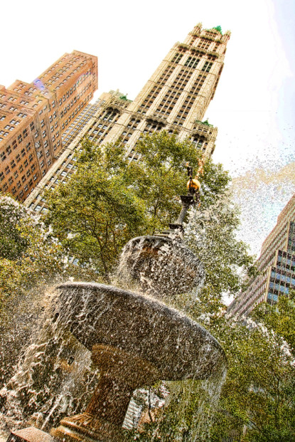 New York fountain